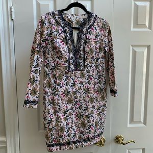 Tory Burch Ivory Floral Vine Dress w Embroidery 4